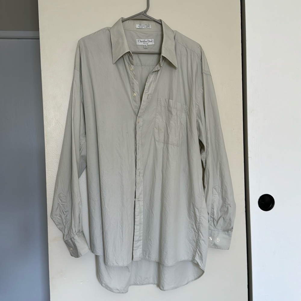 Christian Dior Chemises Button Down Dress Shirt
